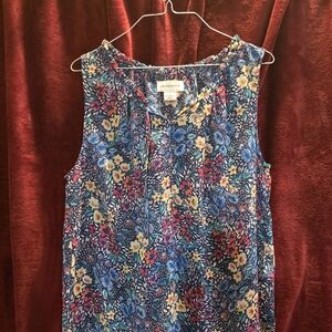 Liz Claiborne Multicolor Floral Blouse